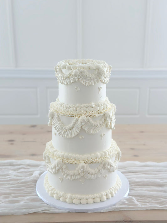 Vintage wedding cake