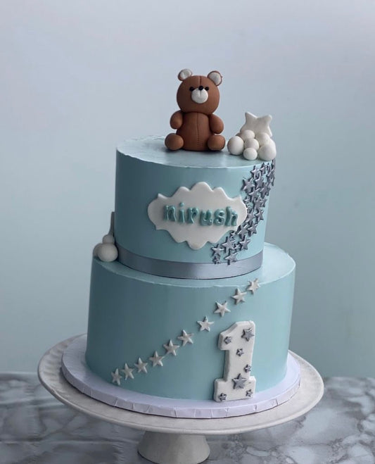 Baby Boy Birthday Cake