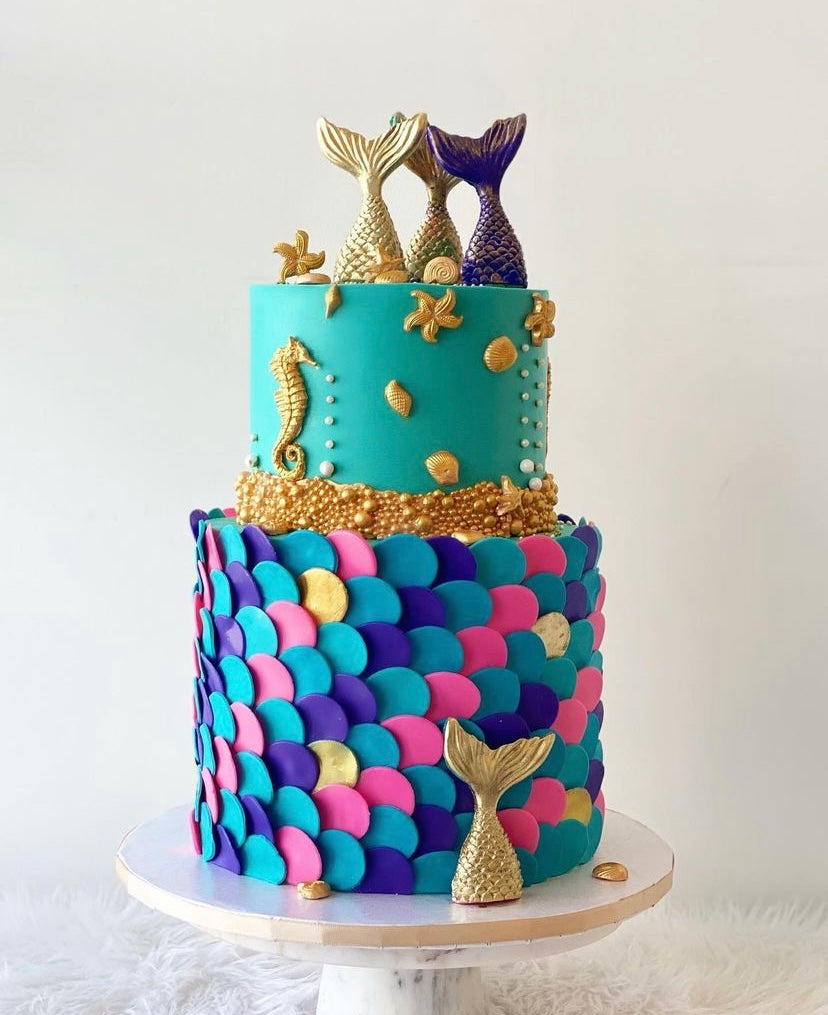 Ocean Theme Cake