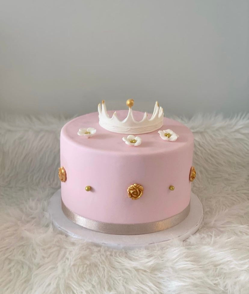 Baby girl Birthday Cake