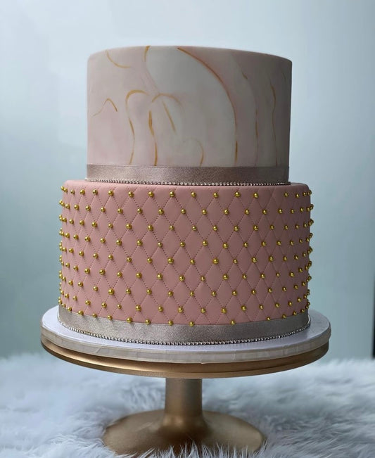 Marble Birthday Cake