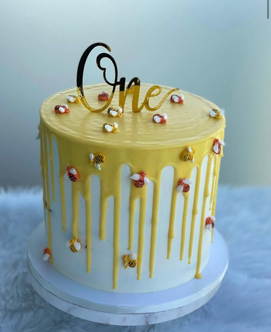 Honey Bee Birthday Cake