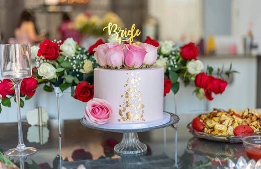 Bride To Be Floral Cake