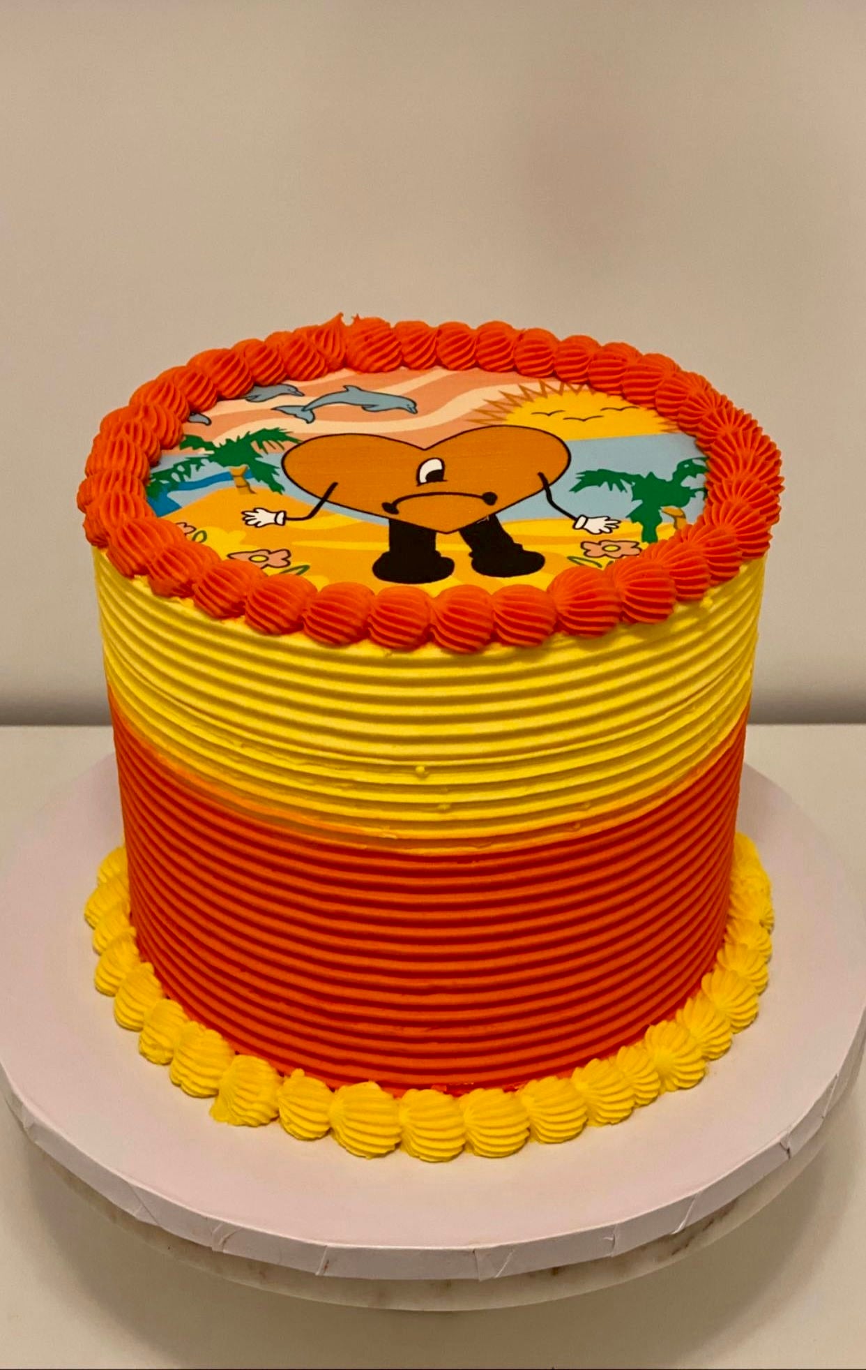 Cartoon Birthday Cake