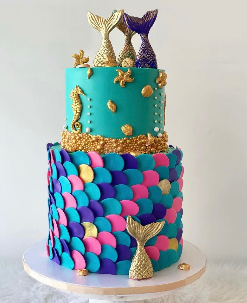 Ocean Theme Cake